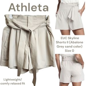 Athleta Women's High Waist Shorts - Cream